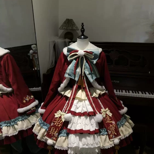 招财进宝【新年战袍】原创Lolita中华风拜年跨年服 三团全款
