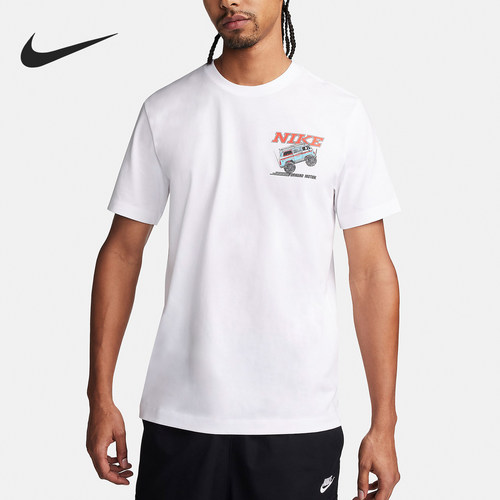 Nike/耐克正品Sportswear 男士运动印花短袖T恤FQ3765-100