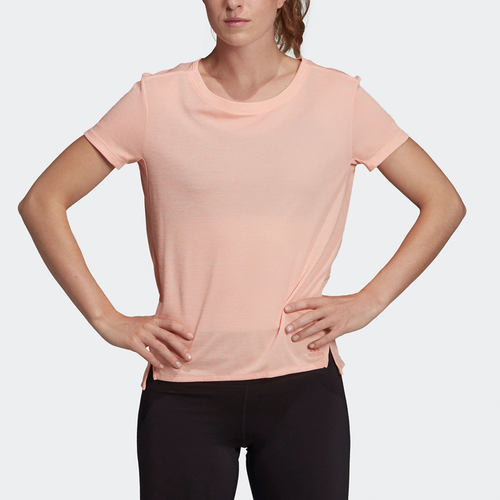Adidas/阿迪达斯正品运动健身跑步女子透气短袖T恤 FL8568