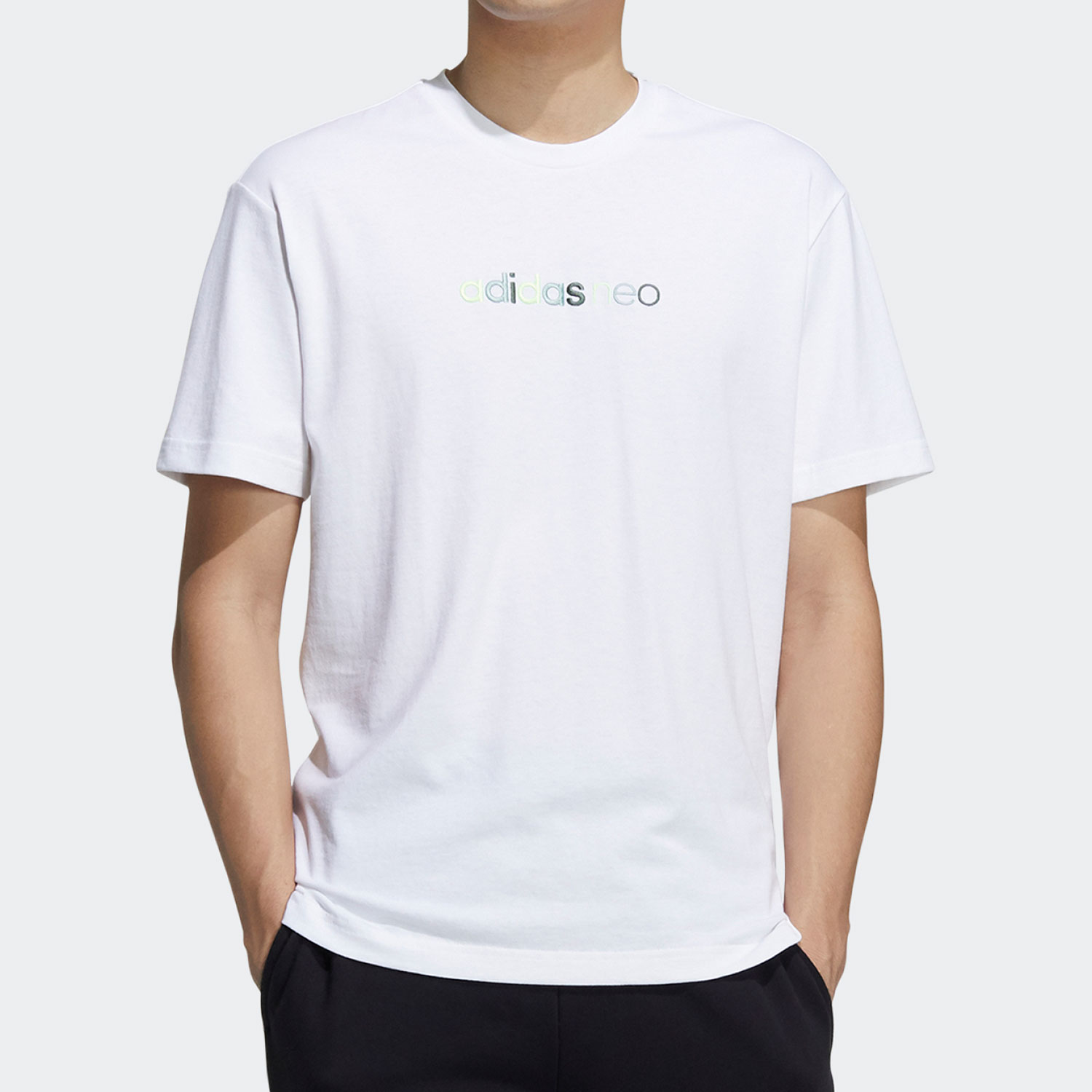 Adidas/阿迪达斯正品neo 男子夏季新款休闲运动短袖T恤 GP4826