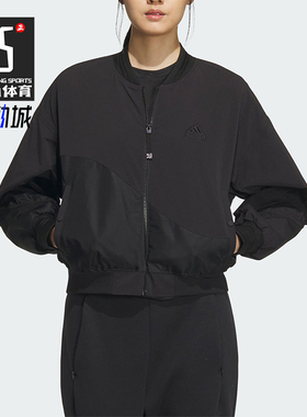 Adidas/阿迪达斯正品新年款女士梭织加绒运动休闲夹克IM8872