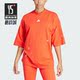女士短袖 Adidas 新款 夏季 圆领宽松T恤IS4294 阿迪达斯正品