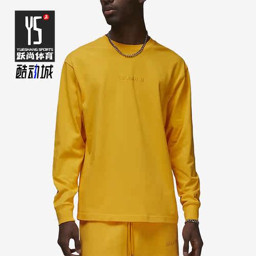 Nike/耐克正品Air Jordan男子刺绣圆领套头长袖T恤FJ0703-739