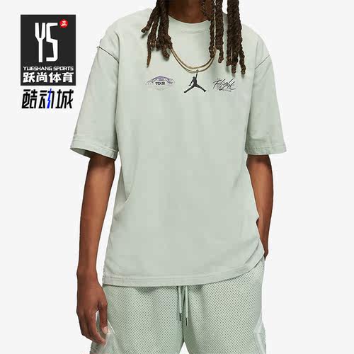 Nike/耐克正品夏季JORDAN男子休闲运动圆领短袖T恤DM1445-017