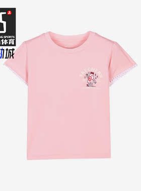 Skechers/斯凯奇正品夏季新款小童运动短袖T恤L223G004-00MJ