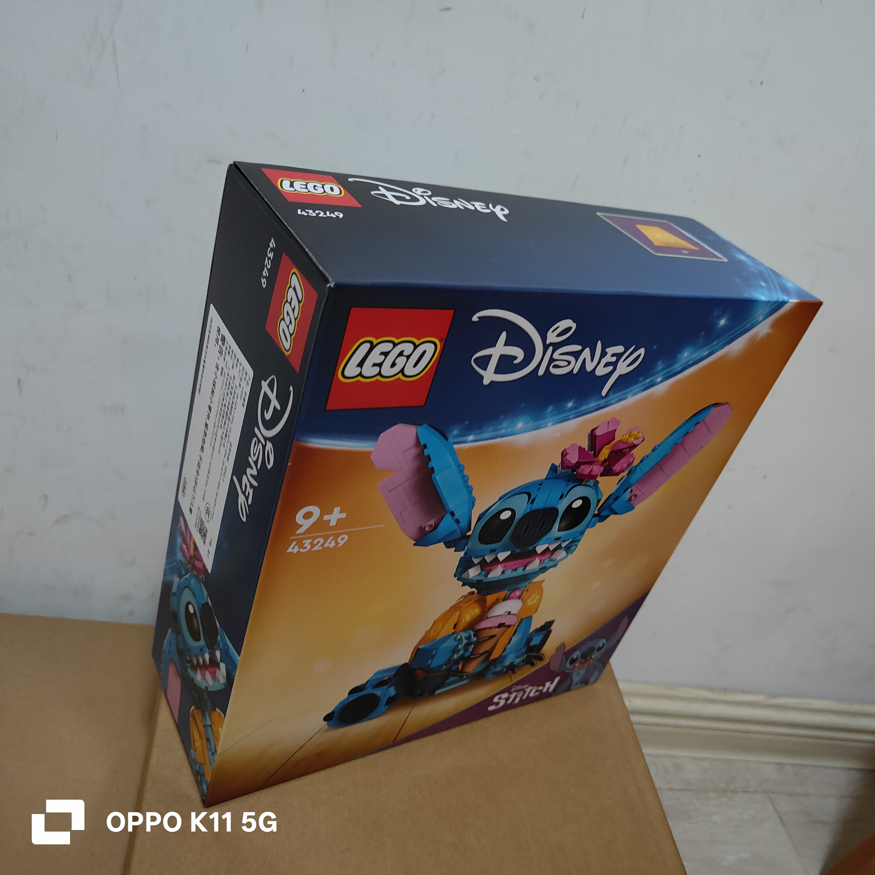 乐高43249史迪奇儿童益智拼搭积木玩具礼物迪士尼系列