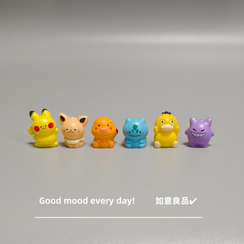 Good mood! 微景观迷你可爱Q版宝可梦公仔手办小摆件车载工位礼物