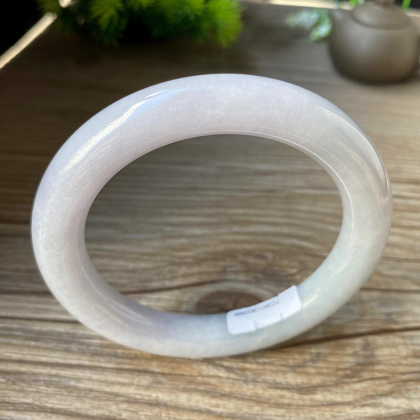 老坑a货翡翠手镯58mm圆条淡紫色胖圆条带证书天然缅甸玉镯子0599,珠宝/钻石/翡翠,手镯,淘宝优惠券,粉丝福利购,淘宝优惠卷