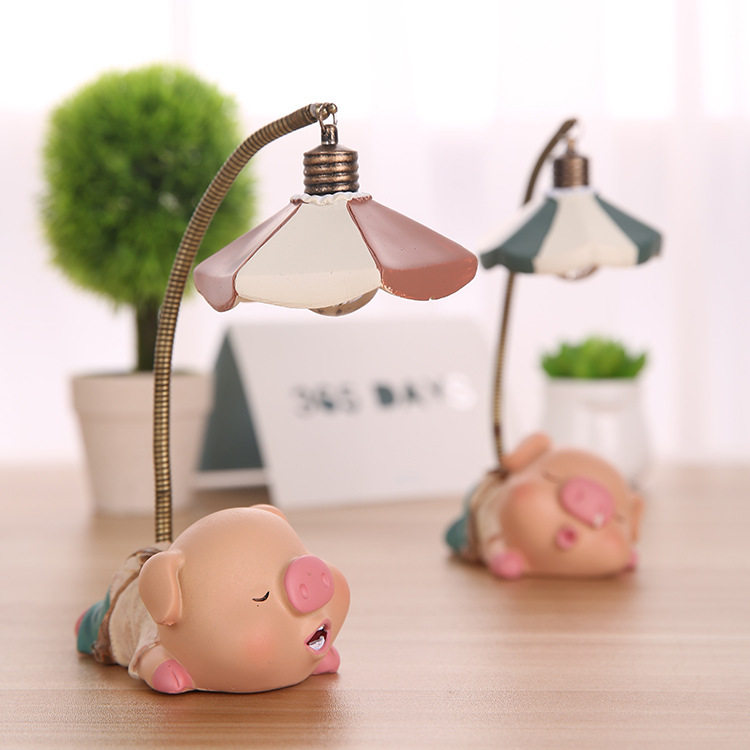 创意生日礼物小猪仔桌面摆件台灯送女友生儿童礼品卧室床头小夜灯|msdalam kategori keluarga memasang ibu, Lampu &amp; Lighting Fixtures, cahaya malam - dari Buy2taobao.com untuk memberikan perkhidmatan ejen Taobao profesional membeli