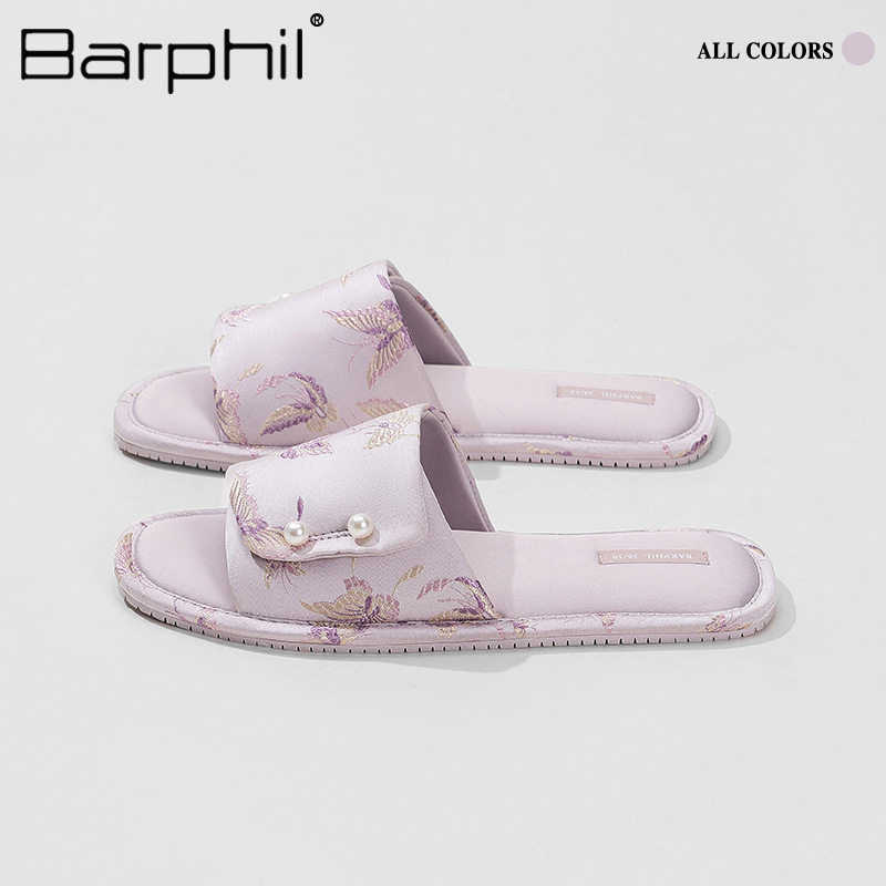 Barphil拖鞋女2025夏季新款国风防滑软底静音家居新中式一字拖女,女鞋,其他拖鞋,淘宝优惠券,粉丝福利购,淘宝优惠卷