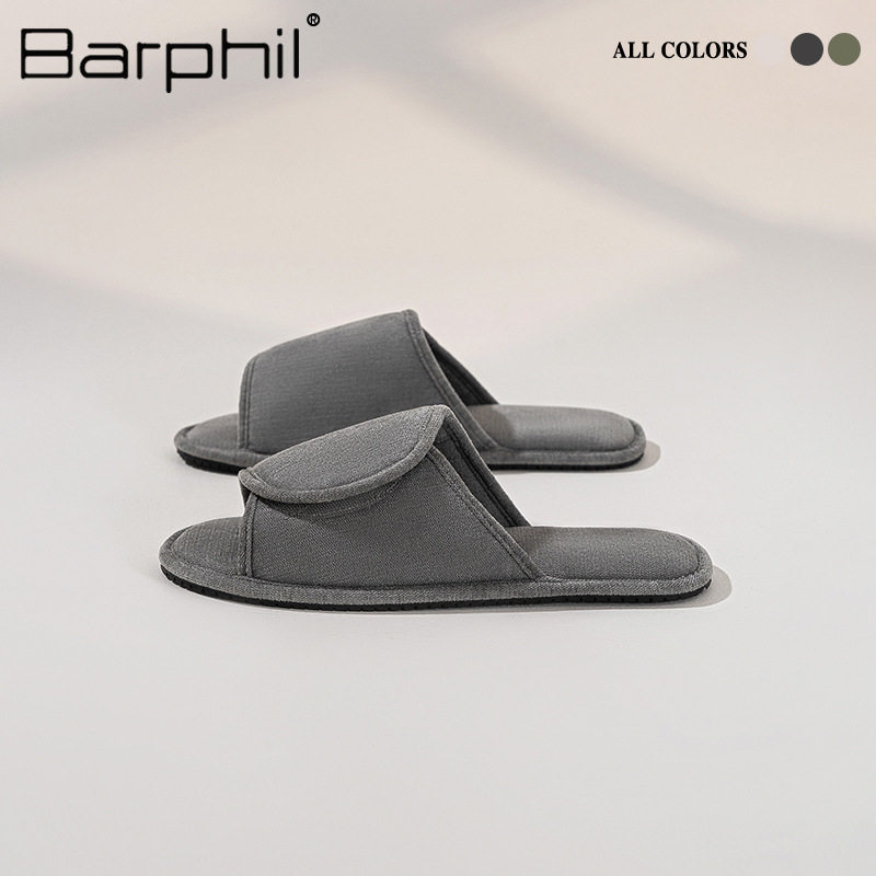 Barphil男士魔术贴凉拖鞋2025新款时尚防滑室内家居棉拖鞋情侣款,女鞋,其他拖鞋,淘宝优惠券,粉丝福利购,淘宝优惠卷