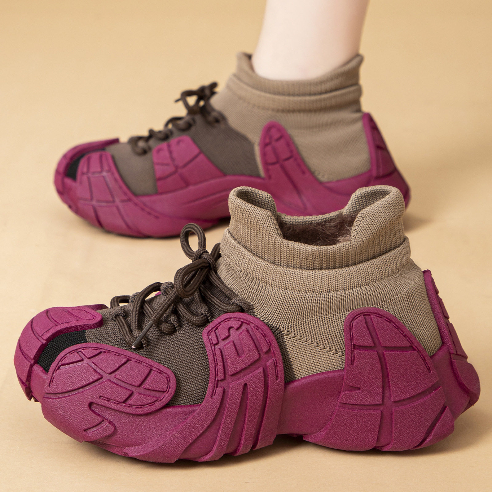 棉鞋女冬季加绒加厚雪地靴八爪鱼女靴保暖舒适靴子舒适百搭棉靴,女鞋,高帮鞋,淘宝优惠券,粉丝福利购,淘宝优惠卷