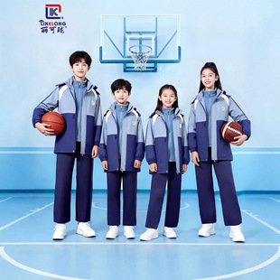 江西赣州市统一校服冬季冲锋衣中小学生校服短袖短裤长裤春秋套装