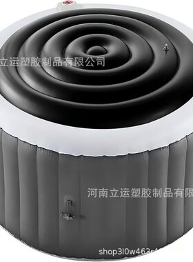 泳池圆形冬泳露天热水泳池浴缸罩pvc加厚盖现货保温防尘