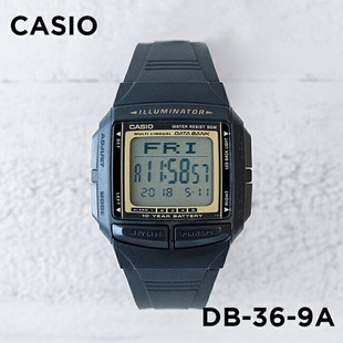 卡西欧手表CASIO 复古百搭户外运动防水方形电子表 经典