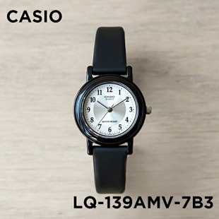 7B3 卡西歐手表女casio 139AMV 學生石英簡約女表 小黑表時尚