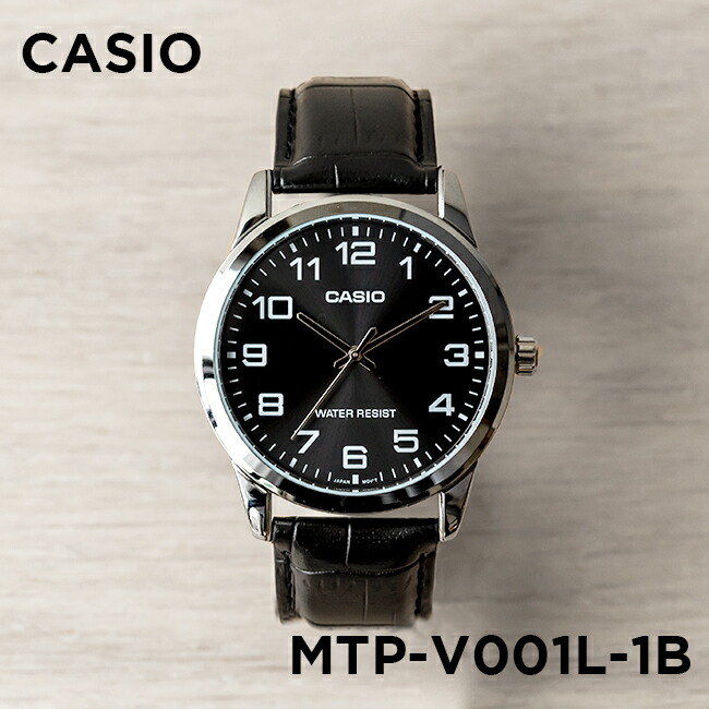 卡西欧手表男CASIO MTP-V001L-1B商务休闲复古简约防水石英表-封面