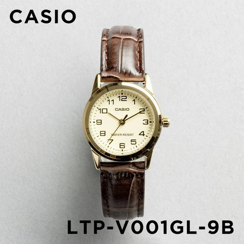 卡西欧手表女CASIO LTP-V001GL-9B 休闲简约防水复习考试静音表