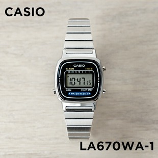 复古金属百搭学生防水数显电子表 卡西欧手表女CASIO LA670WA