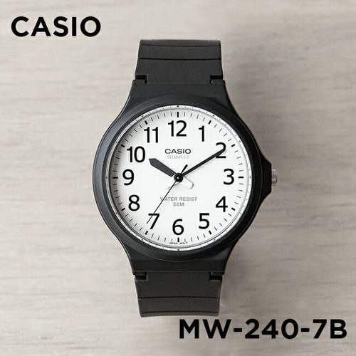 卡西欧MW-240-7B大表盘数字表