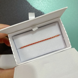 国内现货 法国redline一线牵 红绳aurore 极光编织款小红绳 6171R