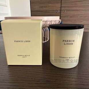 国内现货 Cereria Molla奢莫拉经典手工香氛蜡烛230g 法国亚麻