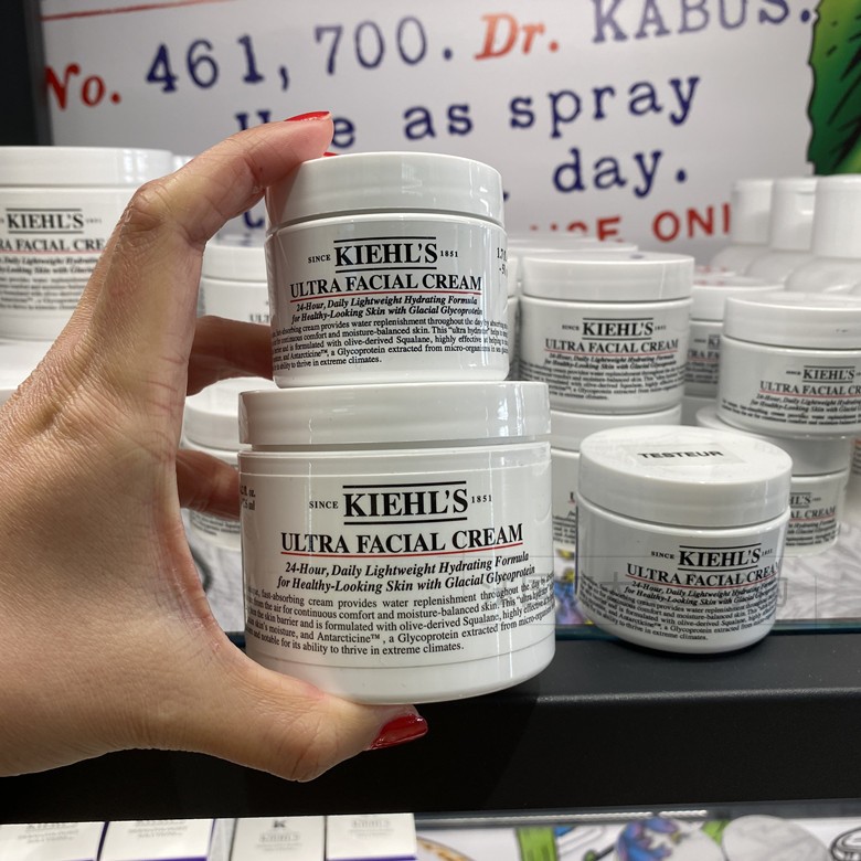 法国直邮 kiehls科颜氏高保湿霜角鲨烷成分面霜50ml 125ml 补水