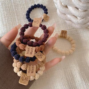 头绳2023新款高端发圈女简约扎头发橡皮筋高弹力耐用发绳头饰皮套