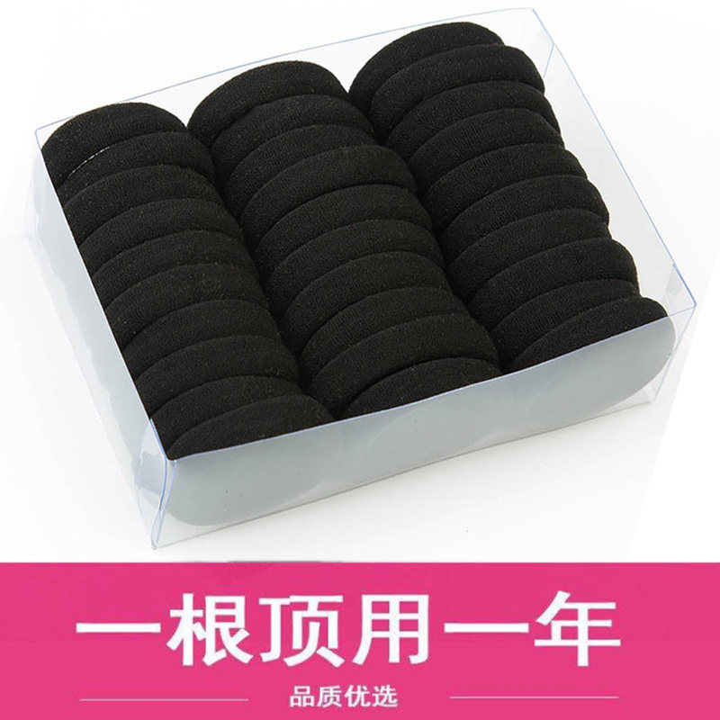 高弹力无接缝皮筋女扎头丸子头发圈头饰绑发不伤发简约头绳发饰