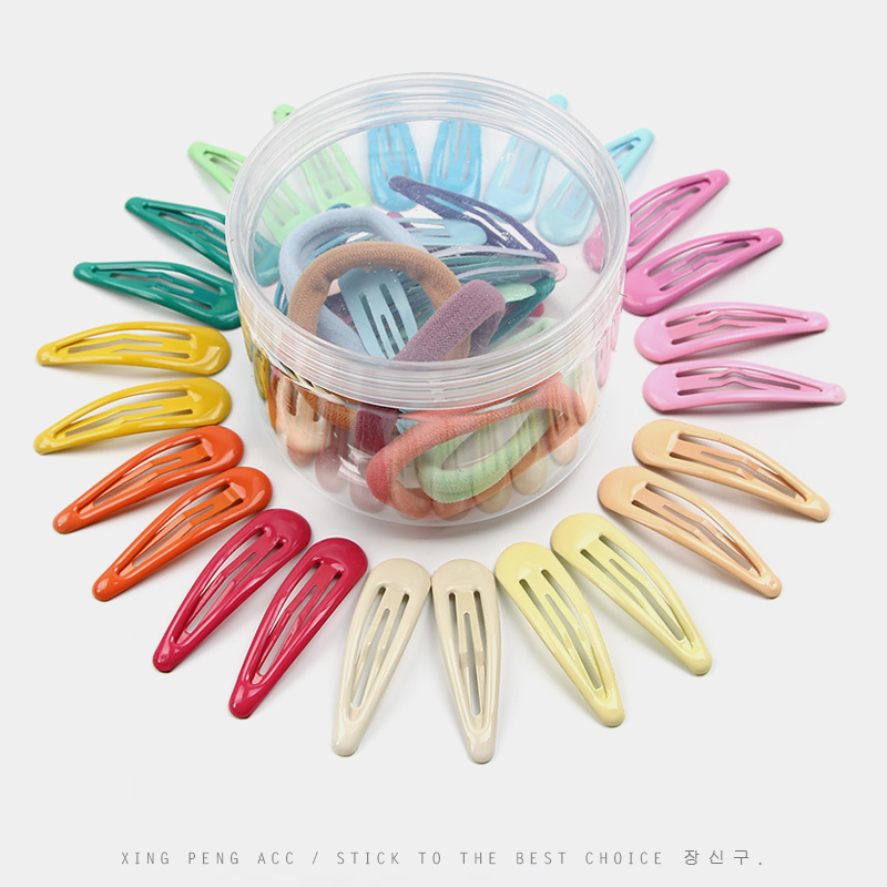 韩国糖果色刘海饰品一字夹