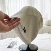 透气堆堆帽大码 日系亚麻大头围包头帽男女夏季 薄款 空调睡帽头巾帽