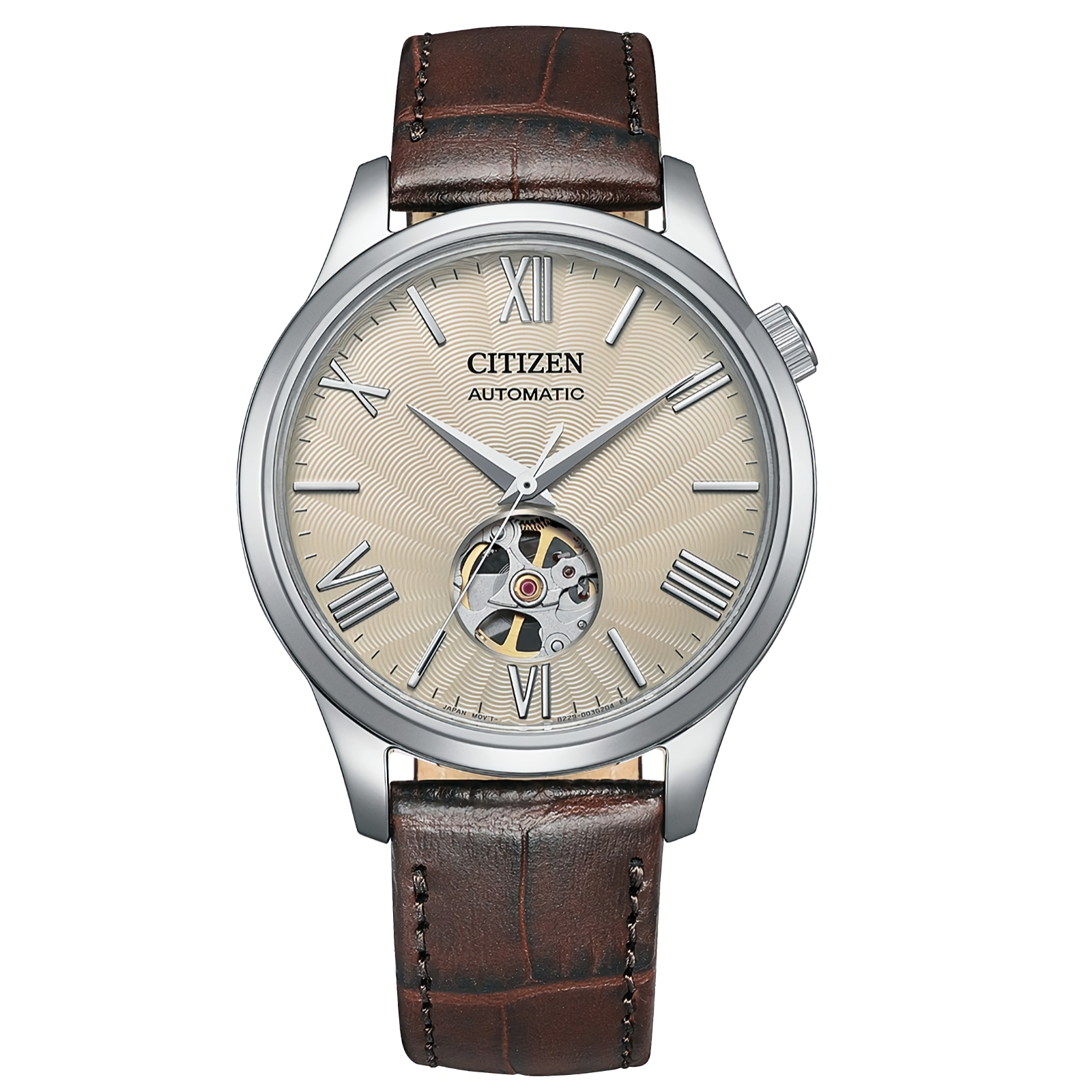 西铁城镂空表盘机械男表