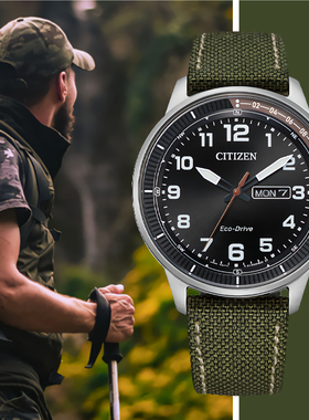 CITIZEN西铁城 PROMASTER系列光动能时尚运动潜水男表bm8590-10e