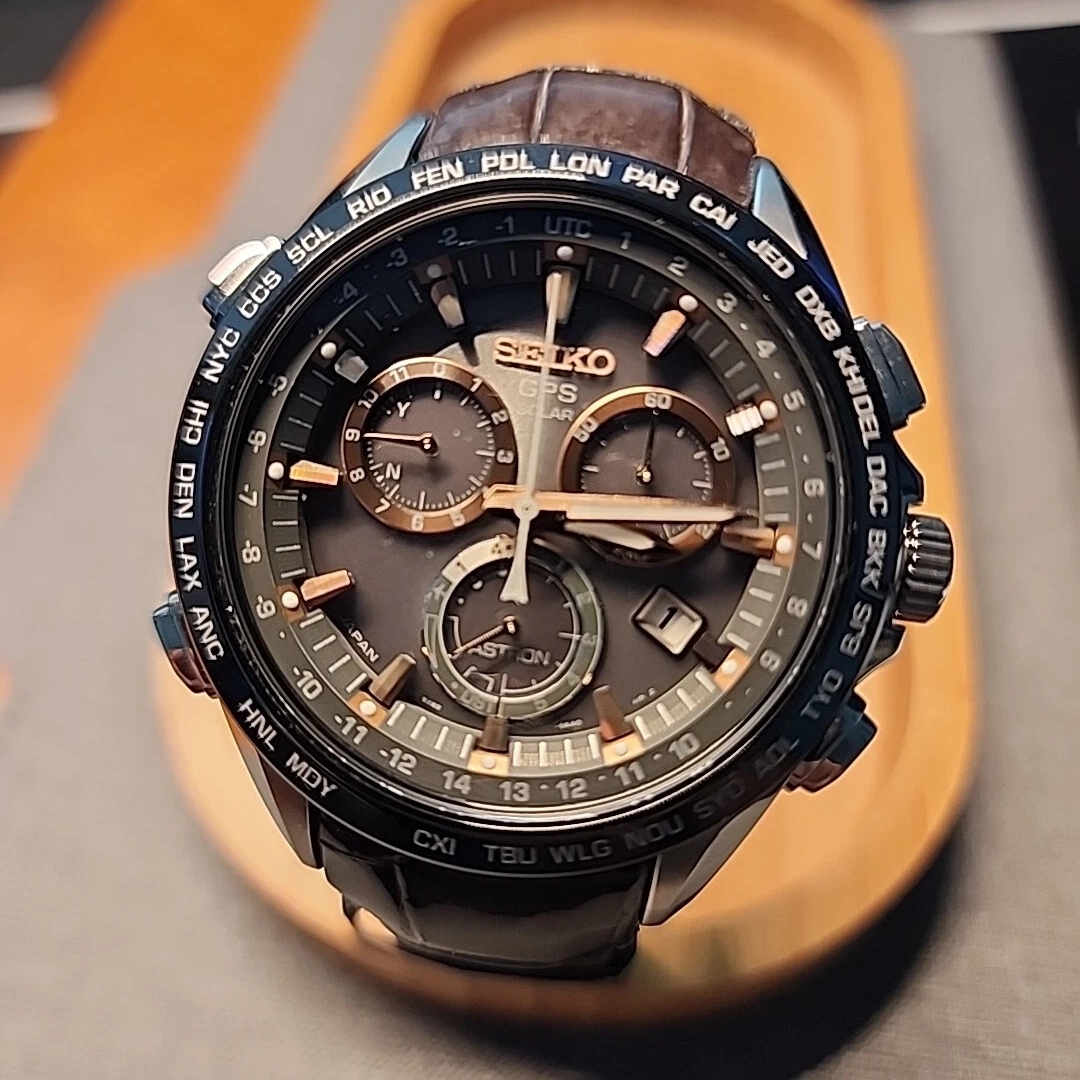 精工太阳能GPS卫星男表