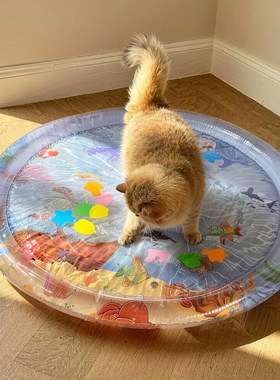 宠物垫注水凉席夏季猫咪凉垫防水狗狗凉窝降温水床充气拍拍水垫