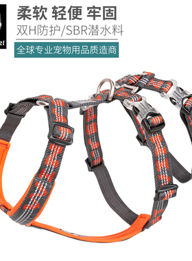 winhyepet宠物狗狗牵引胸背中大型犬背心式防挣脱遛狗背带YH1804