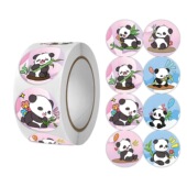 饰手账本桌面贴画 周边装 500贴 卷熊猫贴纸礼物贴纸卡通可爱新款