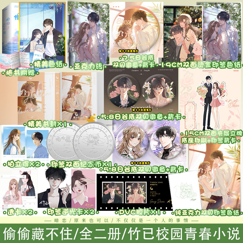 偷偷藏不住(全二册)竹已 由赵露思 陈哲远主演的青春文学都市言情小说