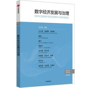 经济书籍 江小涓 数字经济发展与治理 4辑