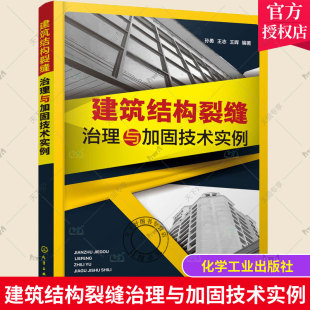 建筑工程设计施工参考书 多种结构裂缝检测处理方法书籍 建筑结构裂缝治理与加固技术实例 建筑结构裂缝治理与加固实用技术指导书