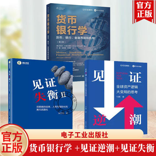 单套任选】3册 货币银行学 货币银行金融市场和机构 第2版+见证逆潮 全球资产逻辑大变局的思考+见证失衡II 金融通识课