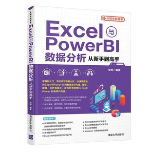 Excel与Power BI数据分析从新手到高手者_宋翔责_张敏本科及以上表处理软件可视化软件数据分析计算机与网络书籍