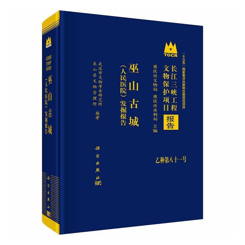 巫山古城(人民医院)发掘报告武汉市文物考古研究所 历史书籍