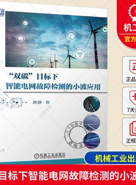 双碳目标下智能电网故障检测的小波应用 龚静 数学工具小波变换与电气工程实际问题 电网故障检测 供电可靠性书籍 机械工业
