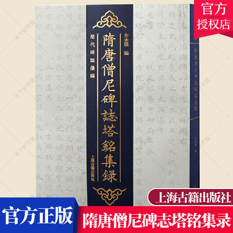 隋唐僧尼碑志塔铭集录 介永强编作品历代碑志汇编佛教文史 编者著西北历史文化地理研究隋唐佛教文化史论书籍 上海古籍出版社