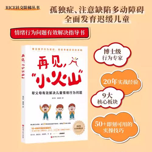 再见 小火山 帮父母有效解决儿童情绪行为问题 情绪行为问题有效解决指导书 实操技巧 分析孩子行为 北京科学技术  9787571448981