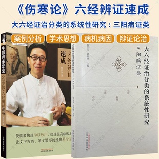 2册】《伤寒论》六经辨证速成+大六经证治分类的系统性研究 : 三阳病证类 中医临床书籍 中国中医药出版社