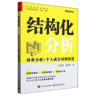结构化分析：商业分析+个人成长双维精进孙淑霞董峻含  管理书籍