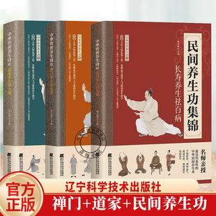 正版包邮 民间养生功集锦 长寿养生名师亲授中华传世养生功 禅门养生功集萃中华传世养生功入门与进阶宝典家庭传统养生书籍