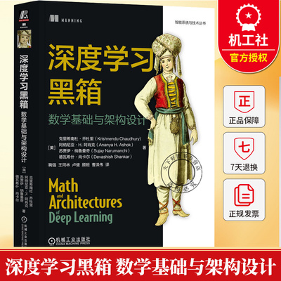 深度学习黑箱 数学基础与架构设计 克里希南杜 乔杜里 PyTorch 线性代数 卷积神经网络 深度学习数学基础架构设计书籍
